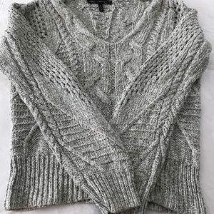 White House Black Market Wheat Colored Womens  Sweater